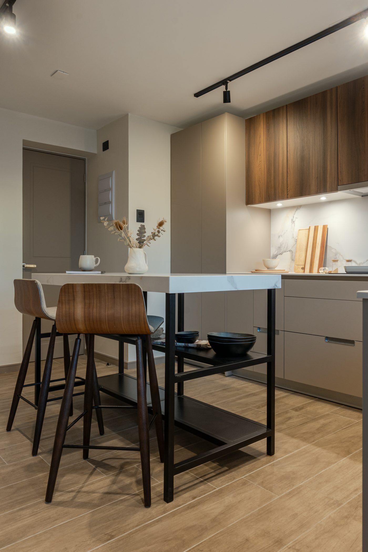 Cocina isla lateral